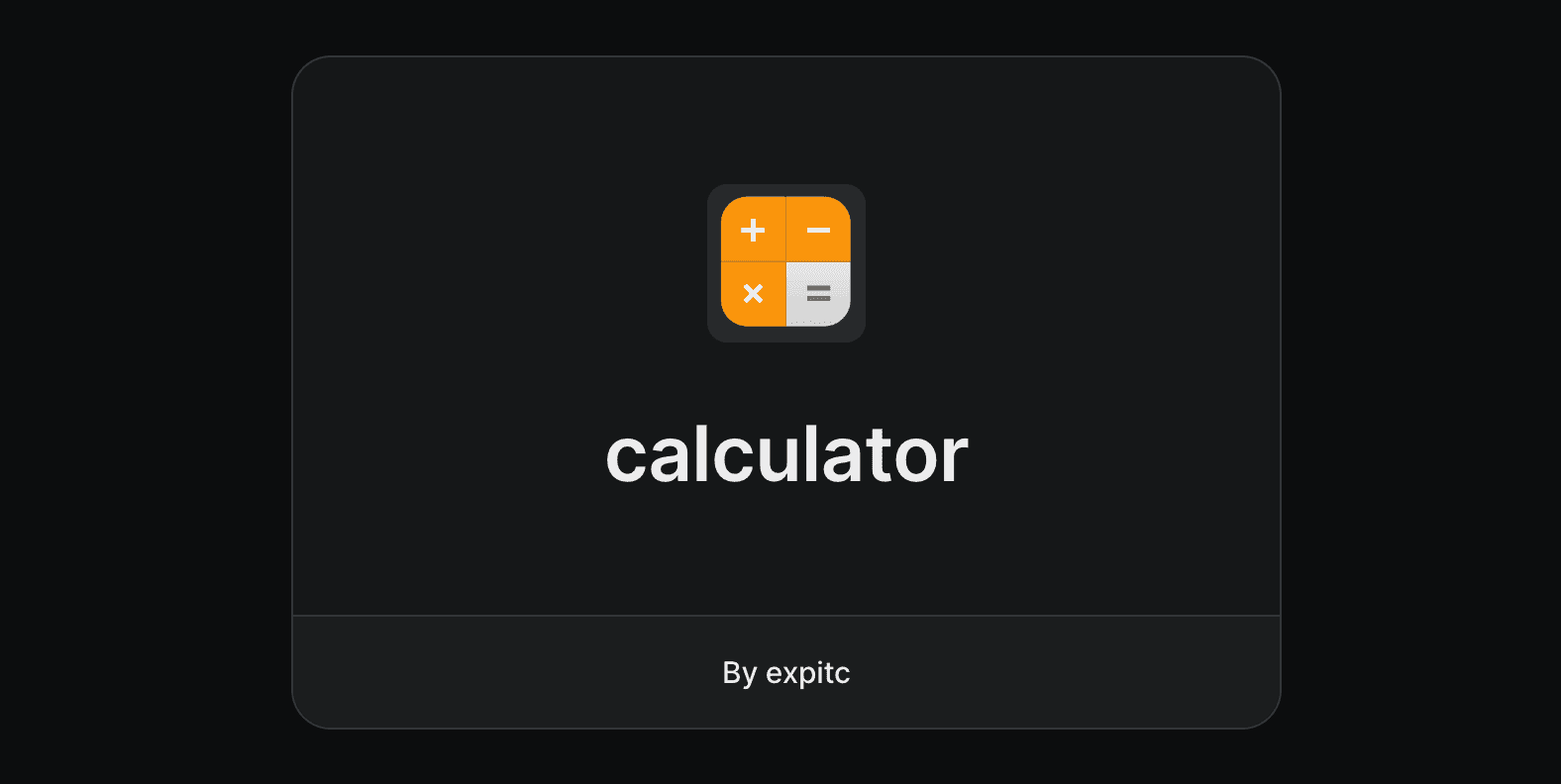 Calculator